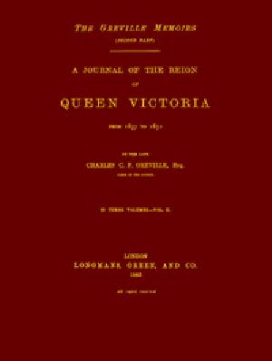 [Gutenberg 46309] • The Greville Memoirs, Part 2 (of 3), Volume 2 (of 3) / A Journal of the Reign of Queen Victoria from 1837 to 1852